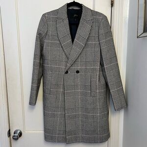 J crew daphne topcoat glen plaid jacket coat 4